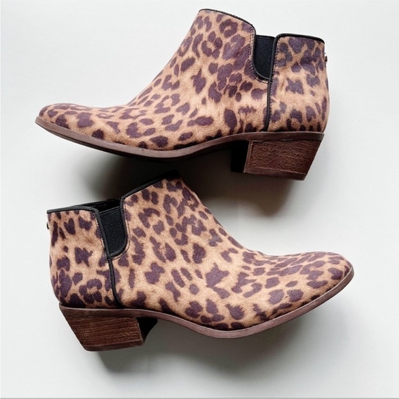 SAM EDELMAN CIRCUS preston leopard ankle bootie - Picture 11 of 12